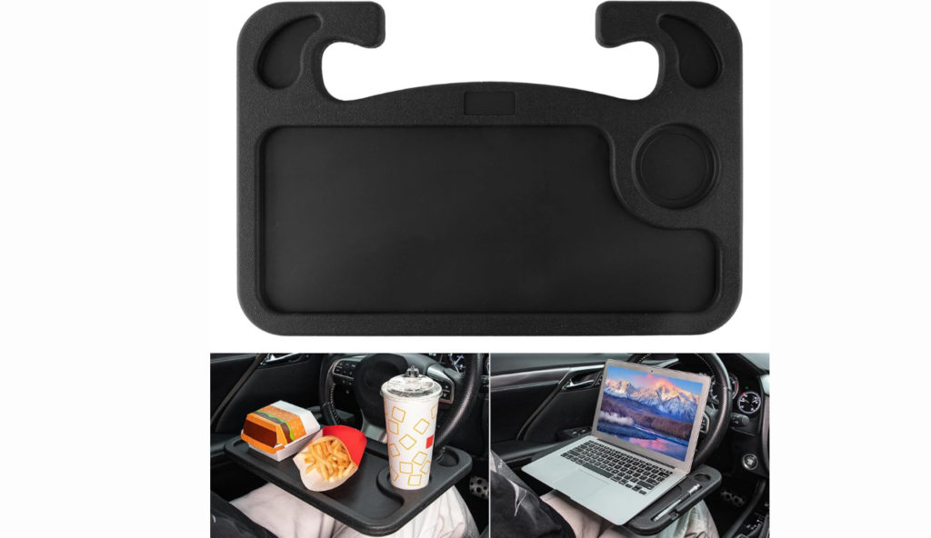 JUSTTOP Car Steering Wheel Desk for Laptop: The Ultimate Mobile Workstation for Professionals